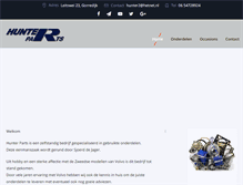 Tablet Screenshot of hunterparts.nl